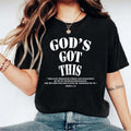 Christian Shirt Faith Religious Short Sleeve Jesus Prayer Shirt Woman Motivational Inspirational Shirt Mom T-Shirts