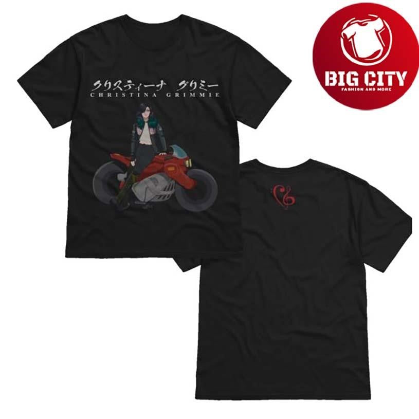 Christina Grimmie Motorcycle Two Sided Shirt