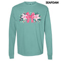 Bow Garland Long Sleeve Comfort Colors 'NLB' T-Shirts