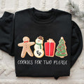 Cookies Two Please Shirt Pregnancy Announcement Pregnancy Reveal Maternity T-Shirts