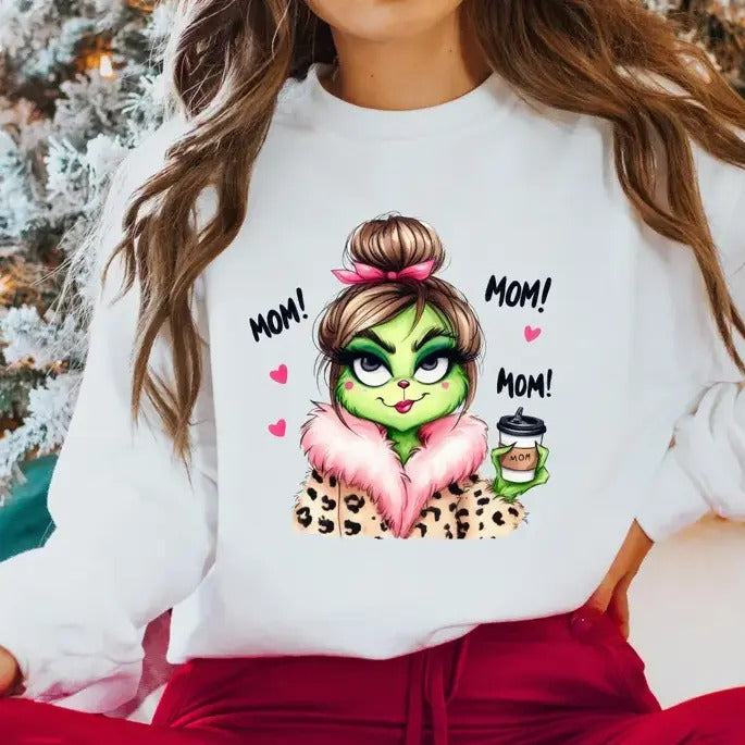 Green MOM Boujeeee MOM T-Shirts