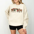 Light Cow Family Lights Santa Shirt Winter Sweats Cow T-Shirts