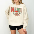 Mama T Retro Gingerbread Mama Claus Merry Mama Tree Cake Mama Mini Candy Cane T-Shirts