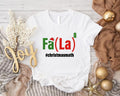 Math Teacher Shirt Math Fa La La Funny Teacher Math Xmas Shirt Sleeve T-Shirts