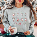 Math Teacher Equation Santa Matching Xmas School Party Long Sleeve Math Teacher Mathematic Lover T-Shirts