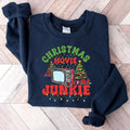Movie Junkie Xmas 2024 Family Shirt Casual Cotton Fabric Womenswear Fit Bottom T-Shirts