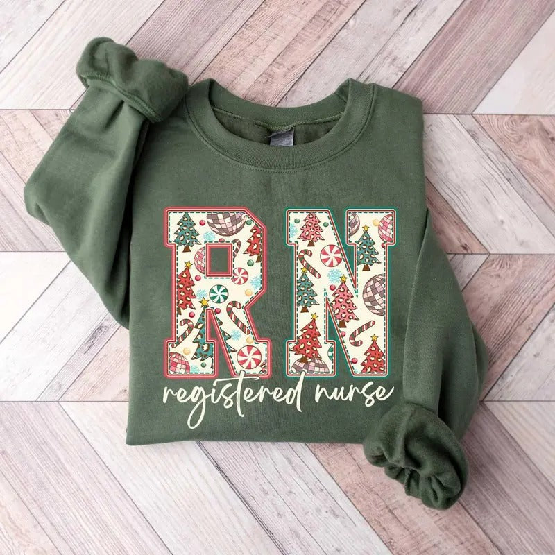 Registered Nurse Nurse Shirt Crew Nurse Cotton T-Shirts