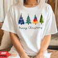 Tree Santa Trees Shirt Shirt Merry T-Shirts