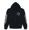 Chrome Hearts Horse Shoe Floral Black(CHHE HD010) SizesS XL T-Shirts