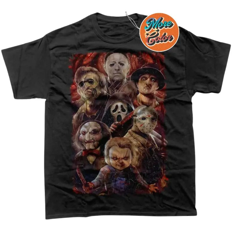 Chucky Shirt Freddy Krueger Shirt Jason Voorhees Shirt Horror Shirts Cotton Crew Neck Size S 3XL Menswear Top Womenswear Top Underwear Streetwear T-Shirts