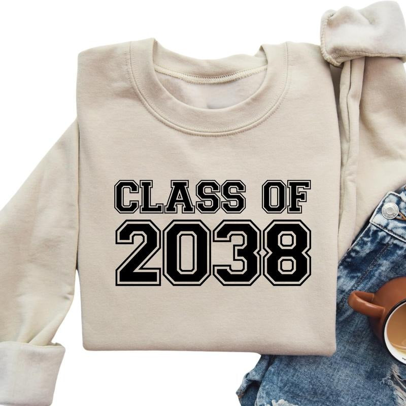 Class School Year Class 2038 & Back School 2038 Class 2038 Squad Students T-Shirts