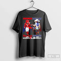 Classic Arkansas Razorbacks Saturdays Vs Dallas Cowboys Sundays Mascot Skyline T-Shirts