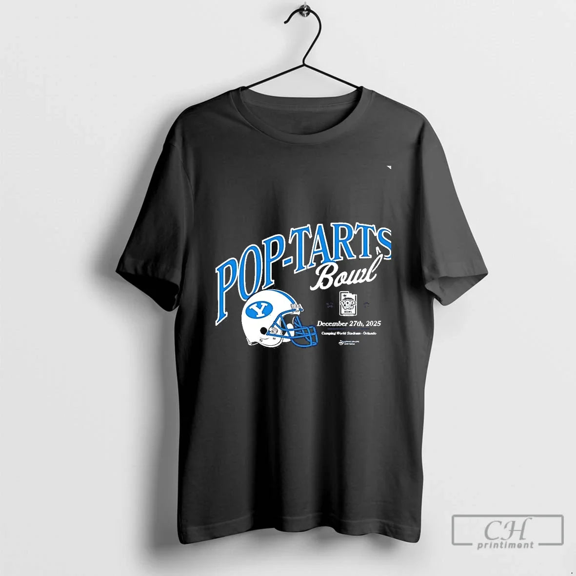 Classic Byu Cougars 2025 Pop Tarts Bowl Helmet Chriast T-Shirts