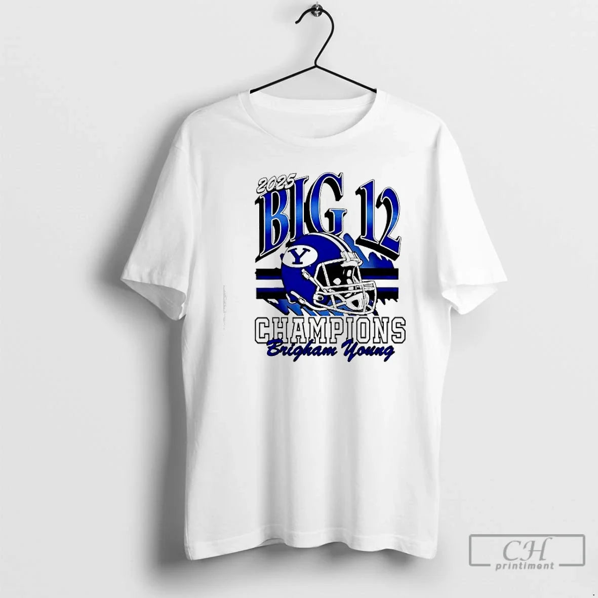 Classic Byu Cougars Football 2025 Big 12 Conference Champs T-Shirts