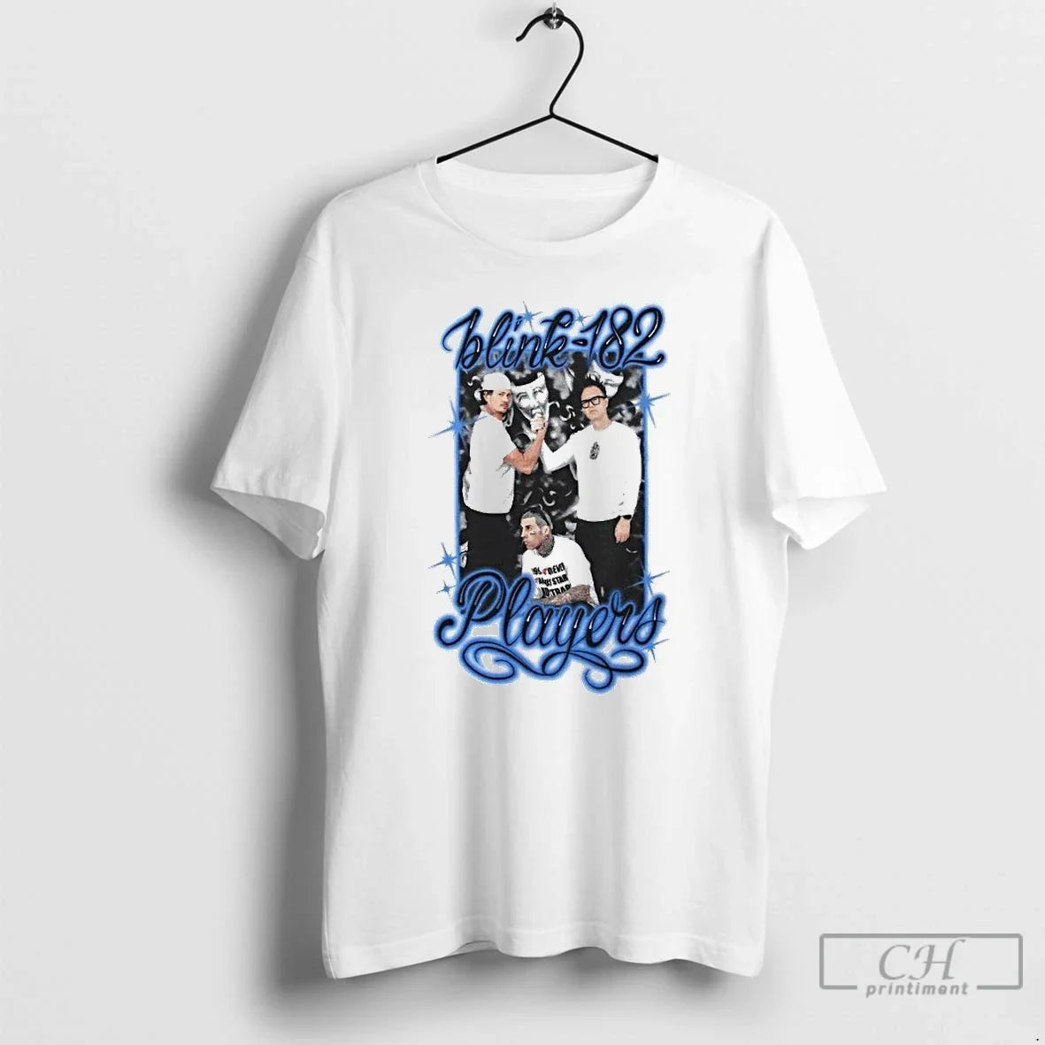 Classic Blink 182 Players Portrait T-Shirts