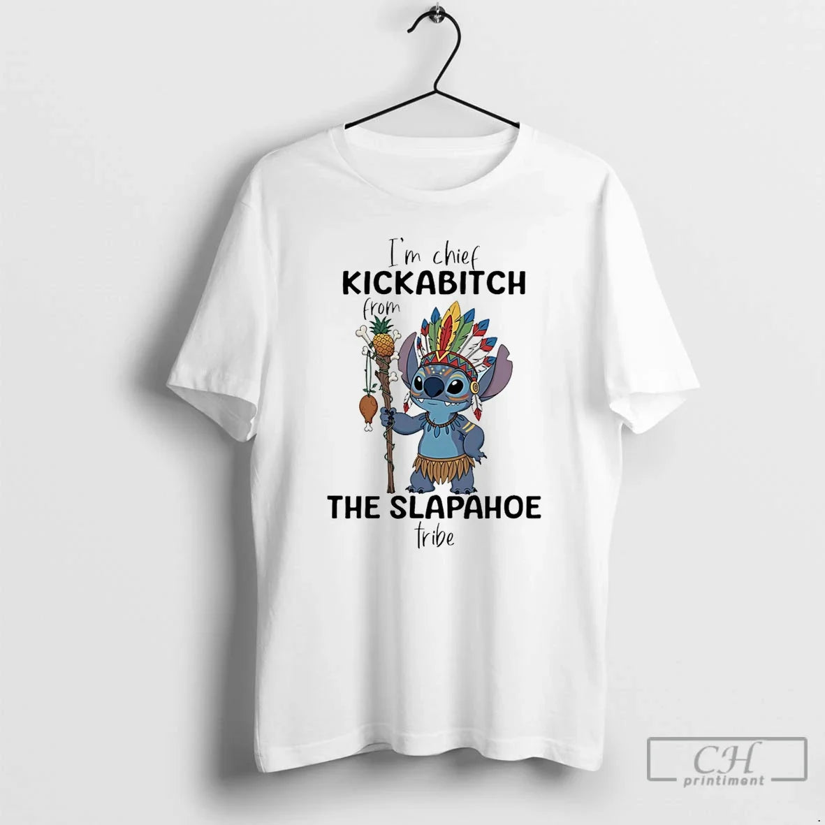 Classic Bluey Im Chief Kickabitch From The Slapahoe Tribe