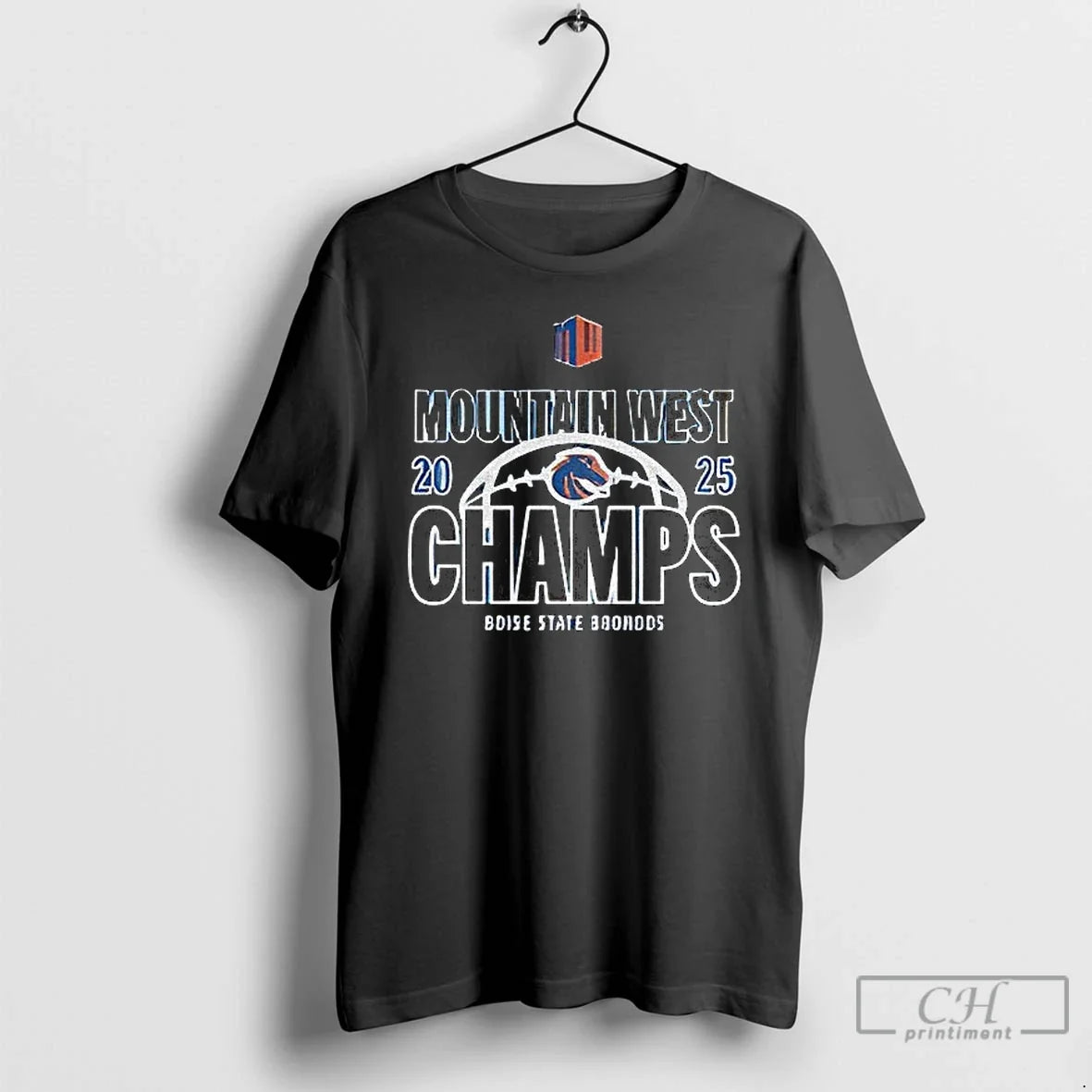 Classic Boise State Broncos 2025 Mountain West Champions Locker Room T-Shirts