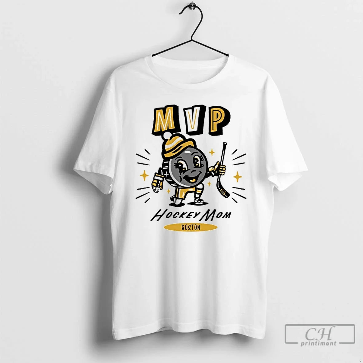 Classic Boston Bruins 2025 Mvp Hockey Mom T-Shirts