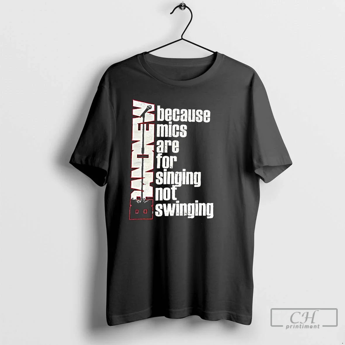 Classic Brand New Because Mics Are Singing Not Swinging T-Shirts