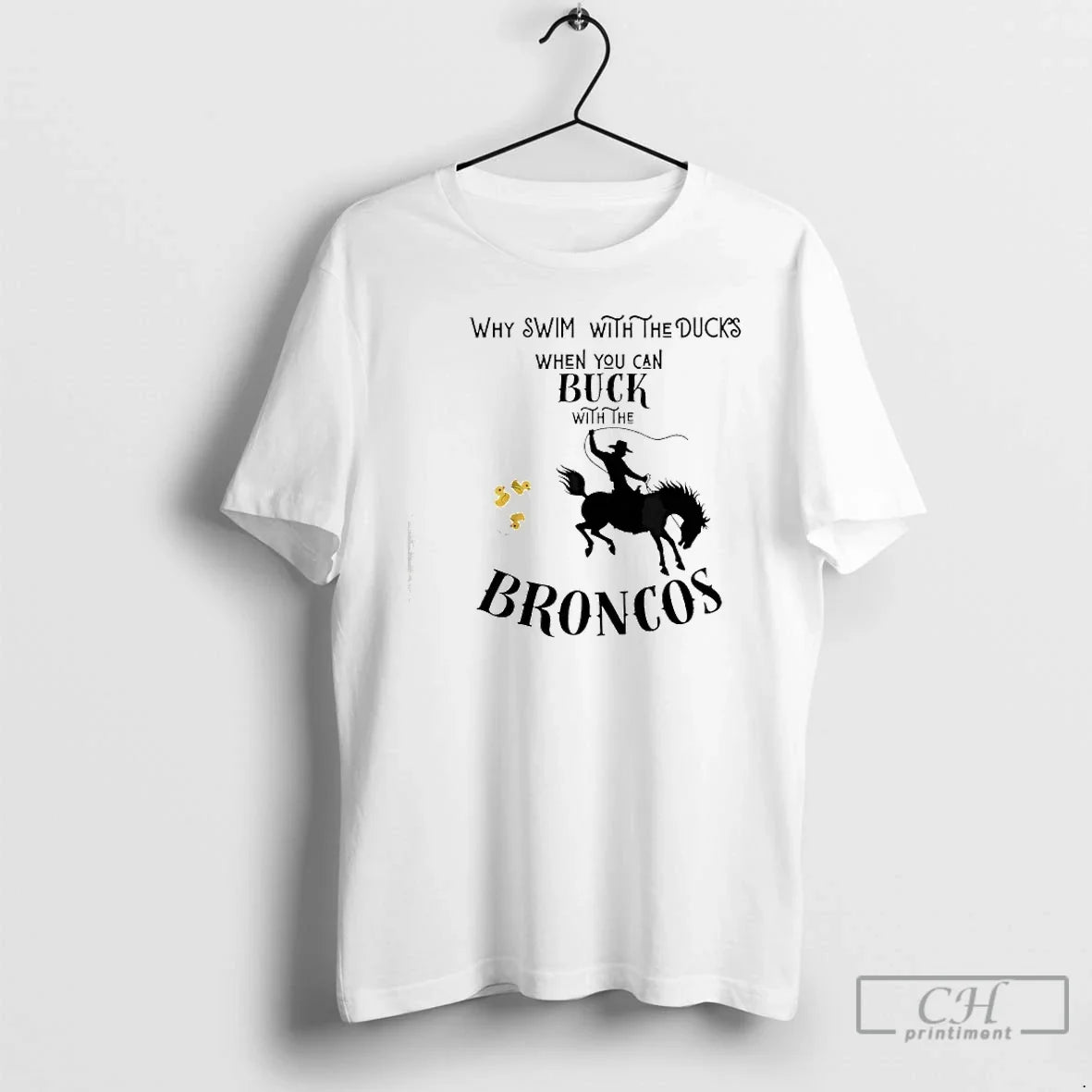 Classic Bronco Drivers Bucking Ducks T-Shirts