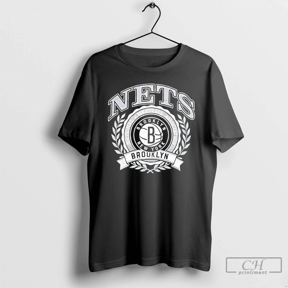 Classic Brooklyn Nets National Basketball Association Crest T-Shirts