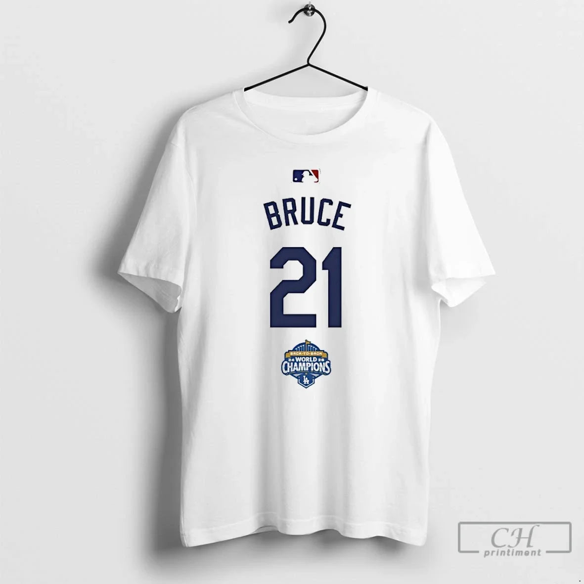 Classic Bruce 21 Back Back Champs World Champions T-Shirts