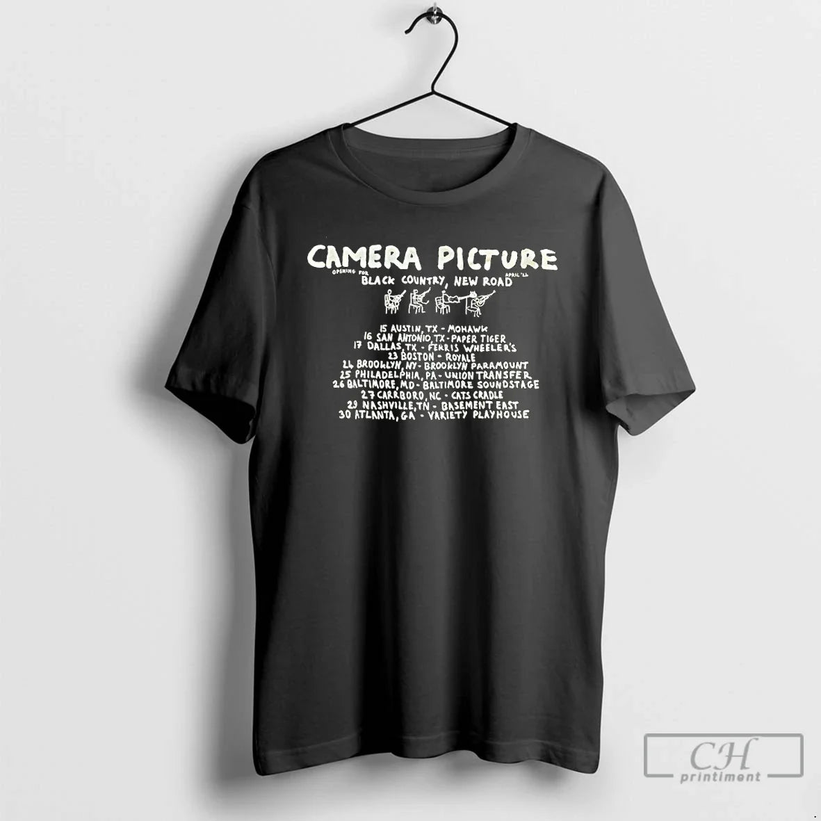 Classic Camera Picture Black Country New Road T-Shirts