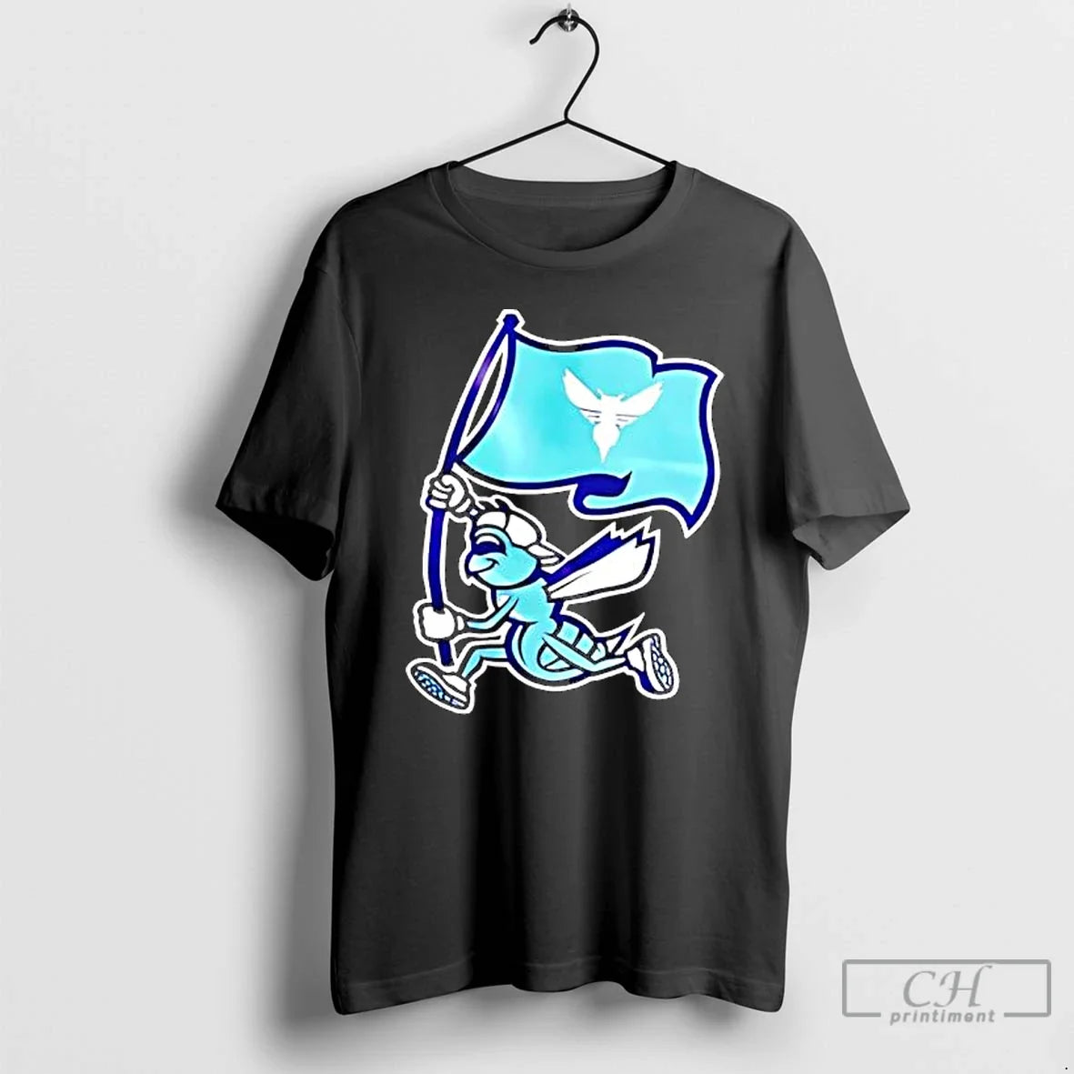Classic Charlotte Hornets Mascot Logo T-Shirts