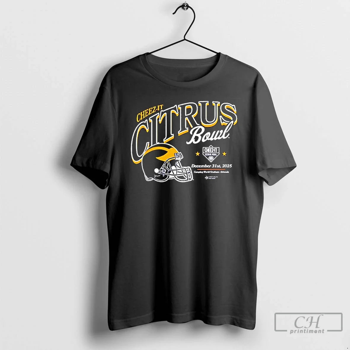 Classic Cheez Citrus Bowl Michigan December 31st 2025 Olando T-Shirts