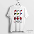 Classic College Football Playoff Cfp Toy Team Helmets 2025 Cfp Field Logo T-Shirts