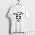 Classic Dallas James 25 Back Back Champs World Champions T-Shirts