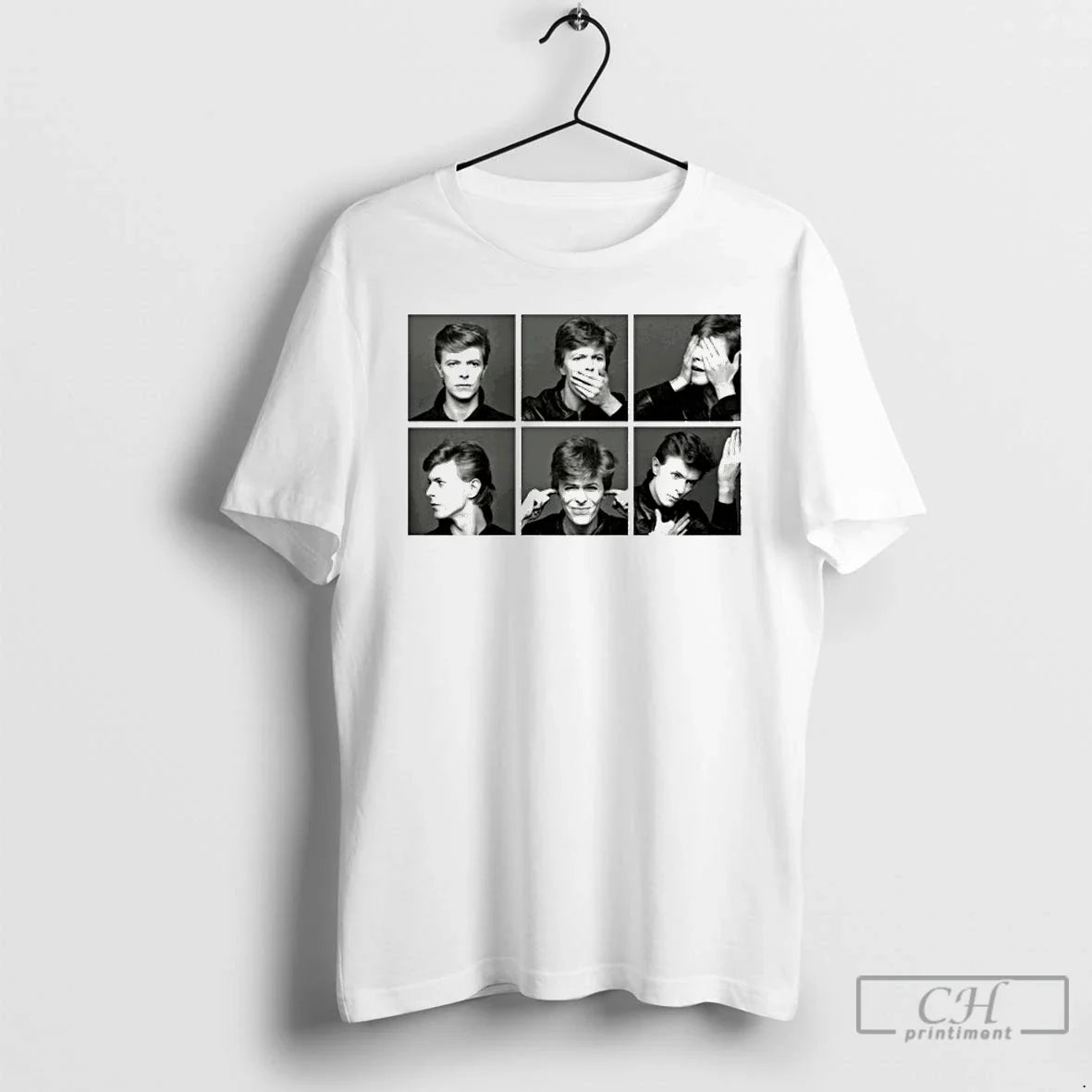 Classic David Bowie Photo Collage T-Shirts