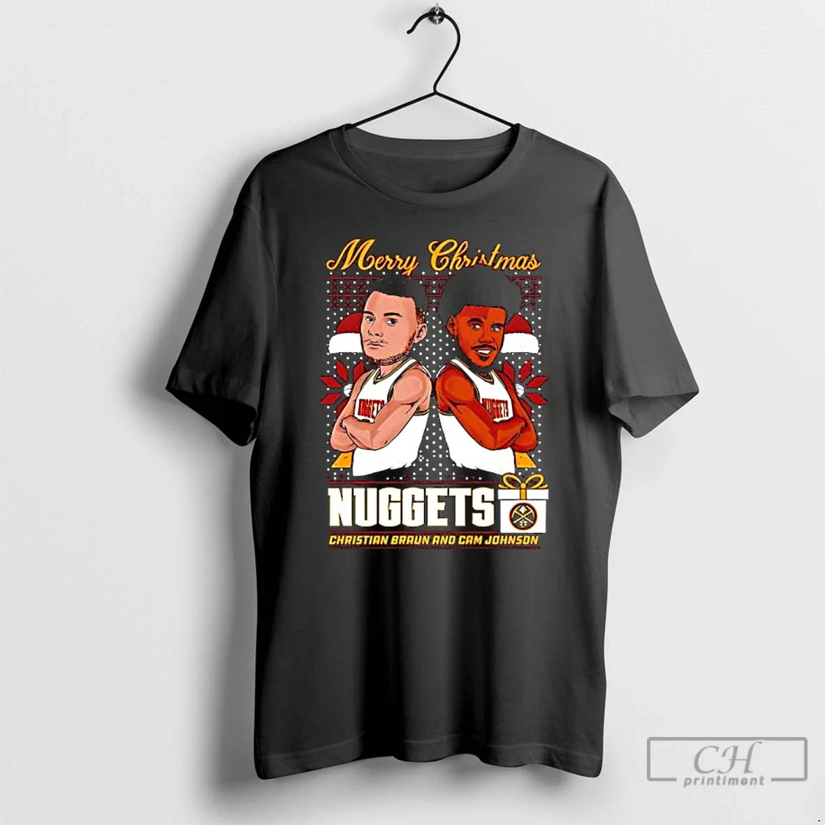 Classic Denver Nuggets Braun Johnson T-Shirts