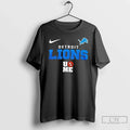 Classic Detroit Lions X Ucme John Cena Never Give Up T-Shirts