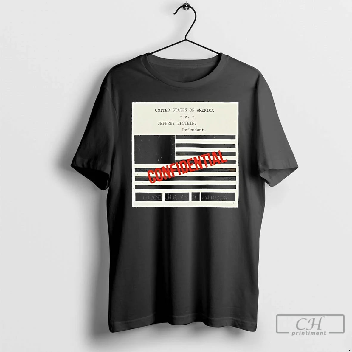 Classic Epstein Files Flag United States American T-Shirts