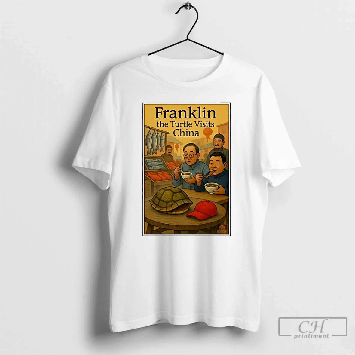 Classic Franklin Turtle Visits China T-Shirts