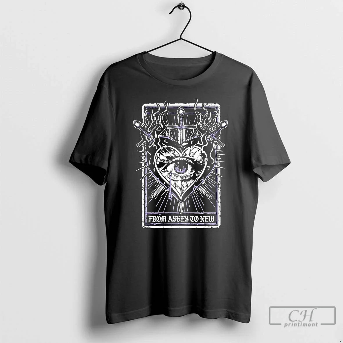 Classic Ashes New 3 Swords Eye T-Shirts