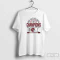 Classic Georgia Bulldogs Victory 28 7 Alabama 2025 Sec Football Champions Score Circle White T-Shirts