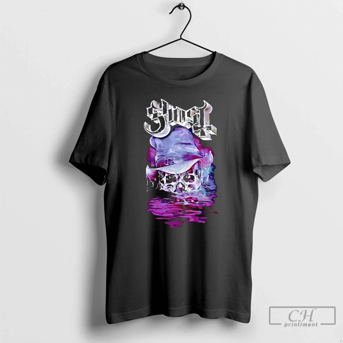 Classic Ghost Santa Got Me European Skeletour T-Shirts