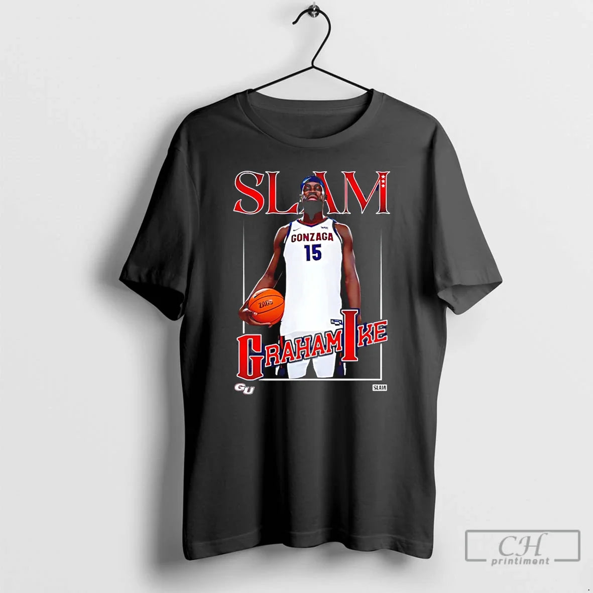 Classic Graham Ike Gonzaga Bulldogs Slam Graphic