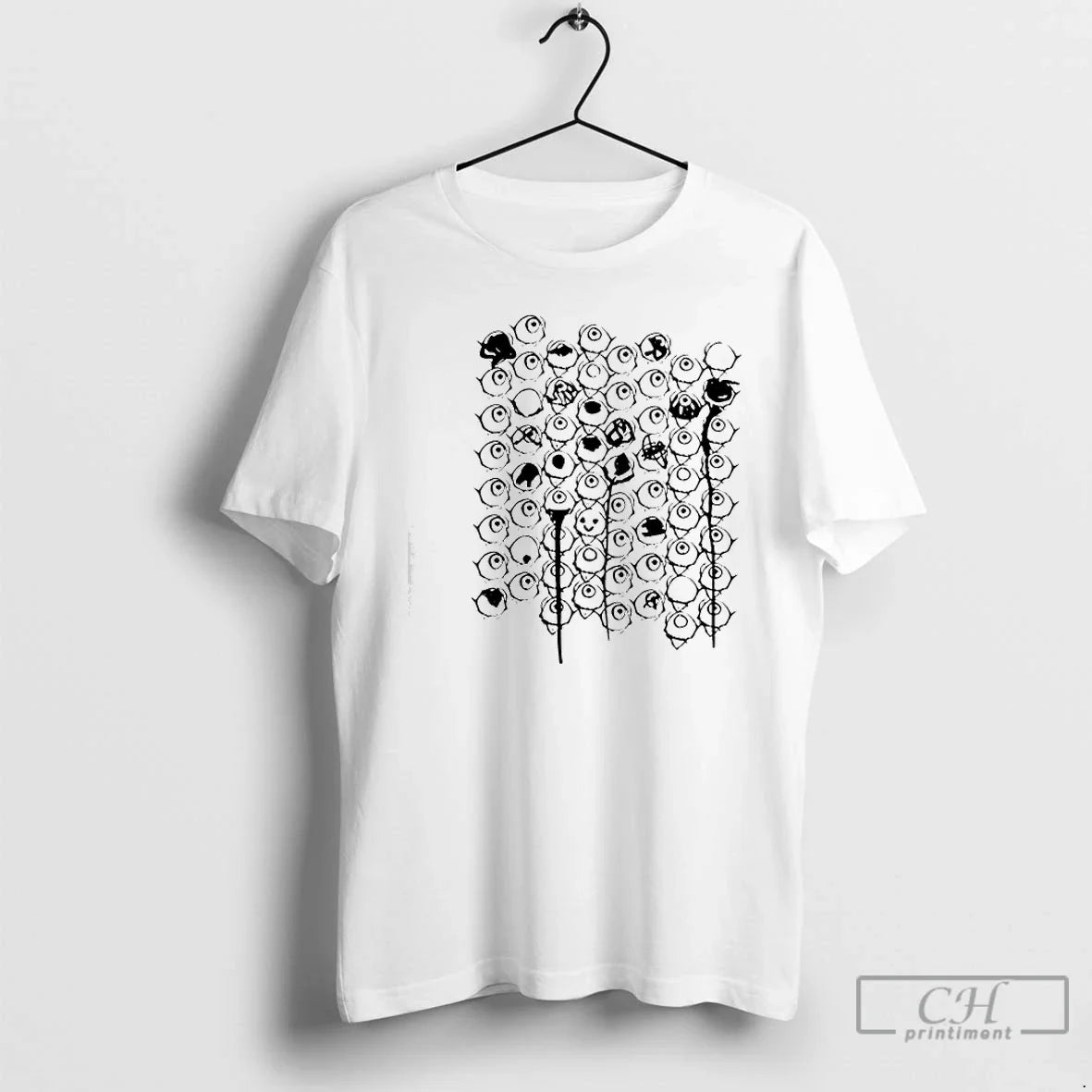 Classic Guqqie White Eye T-Shirts