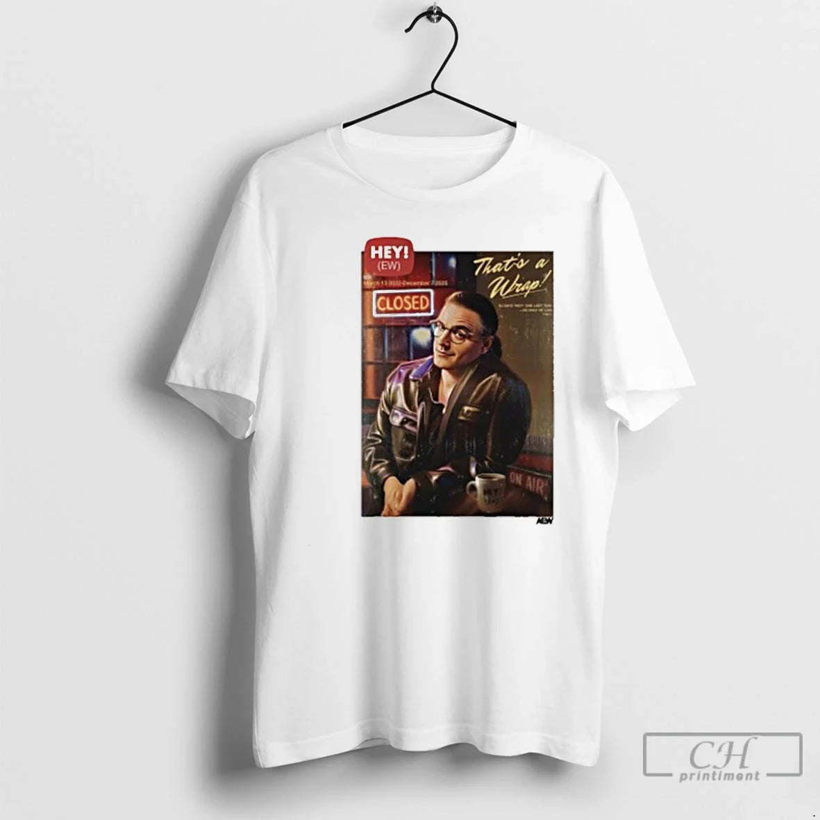 Classic Hey Ew Thats Wrap Circle White T-Shirts