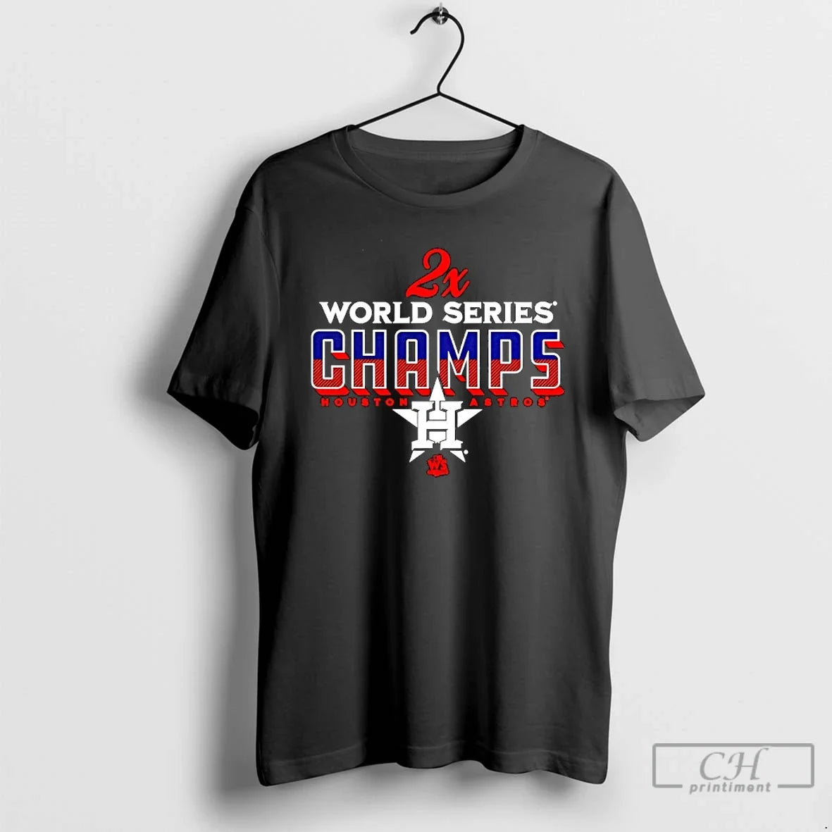 Classic Houston Astros Two Time World Champions T-Shirts