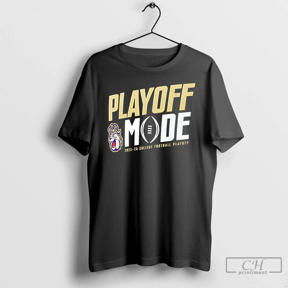 Classic James Madison Dukes 2025 26 College Football Playoff Mode Pass Protection T-Shirts