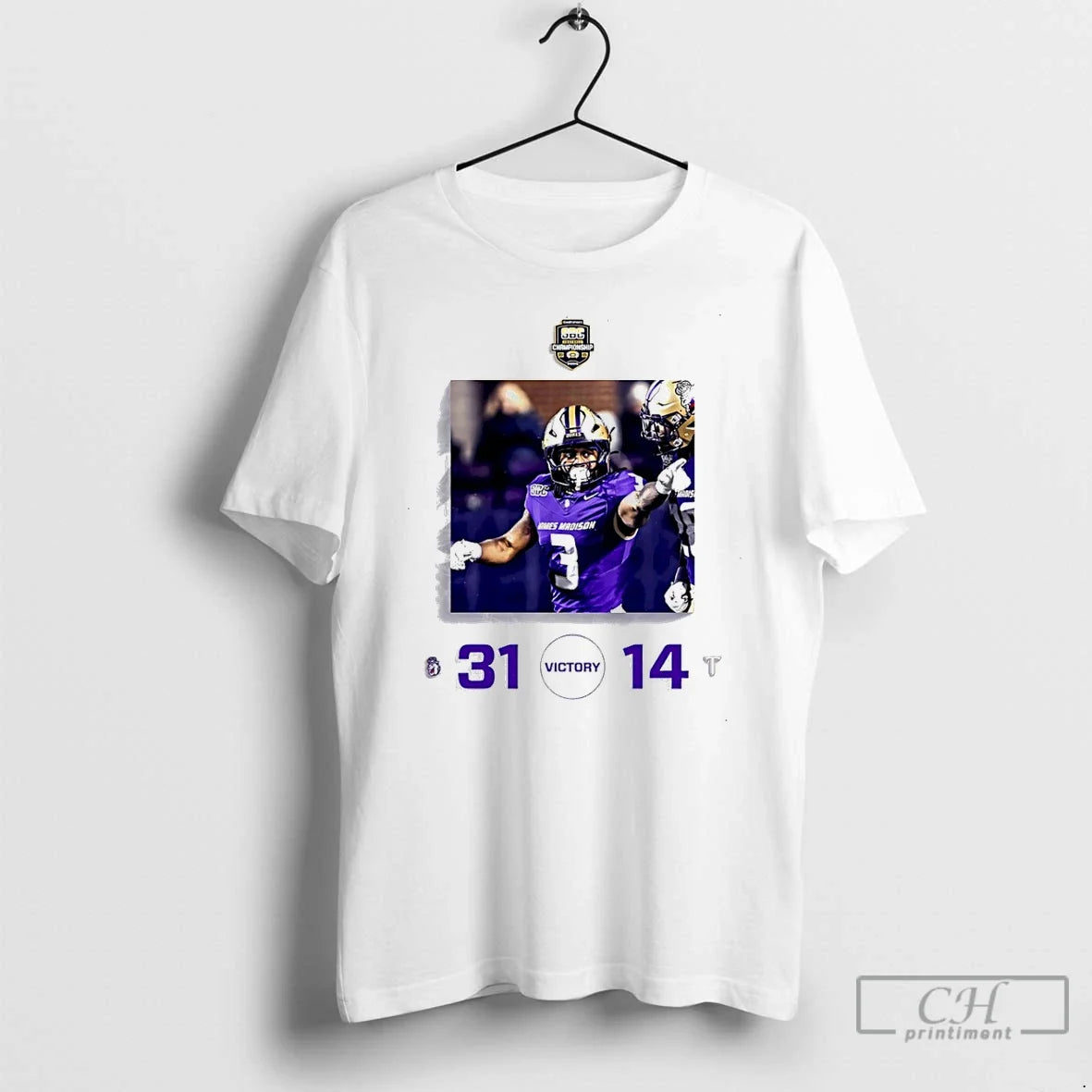 Classic James Madison Dukes 2025 Sun Belt Champions Victory 31 14 T-Shirts