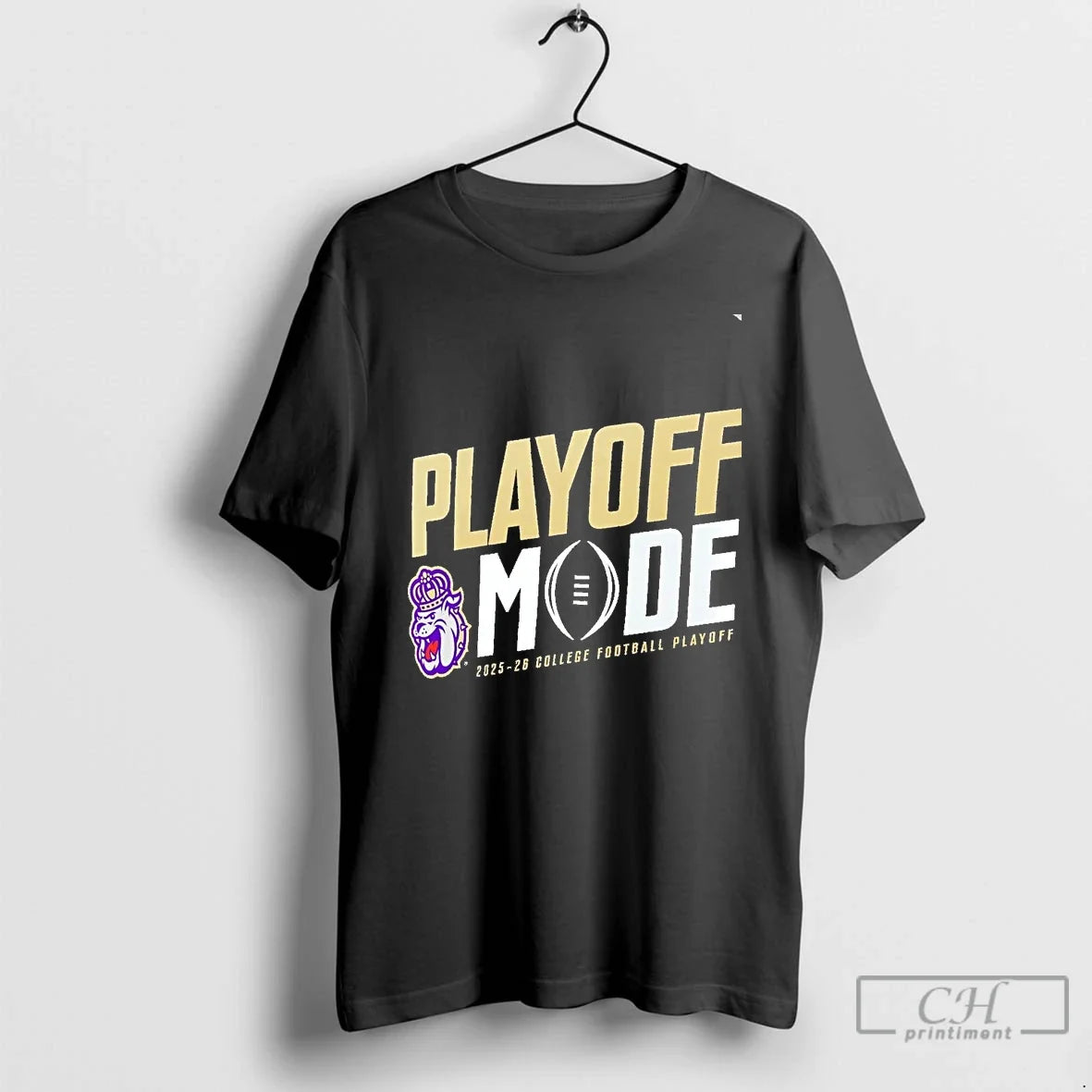 Classic James Madison Dukes Playoff Mode 2025 26 College Football Playoff Chriast T-Shirts