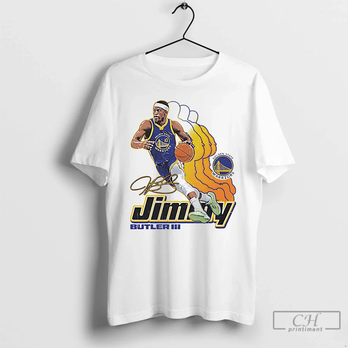 Classic Jimmy Butler Golden State Warriors Retro Signature