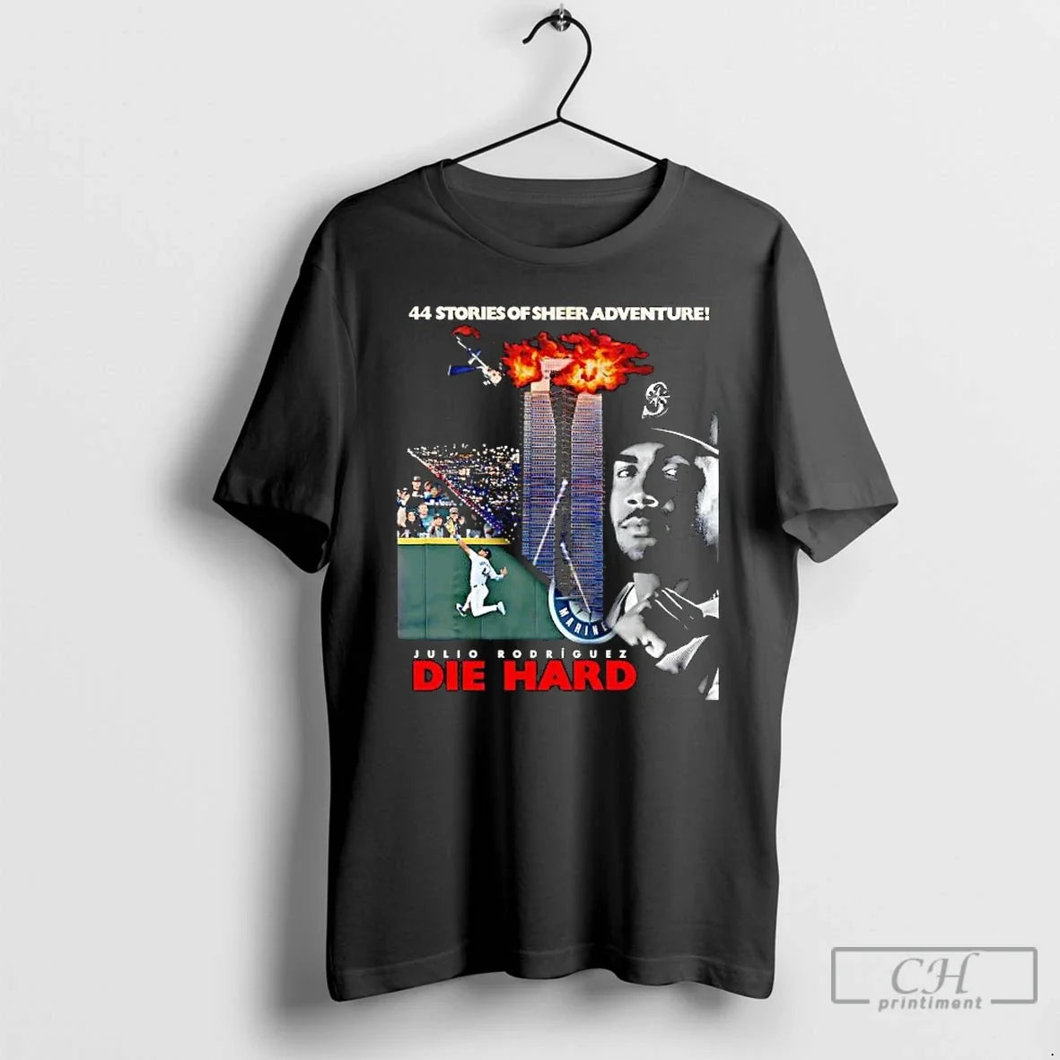 Classic Julio Rodriguez Die Hard 44 Stories Sheer Adventure T-Shirts
