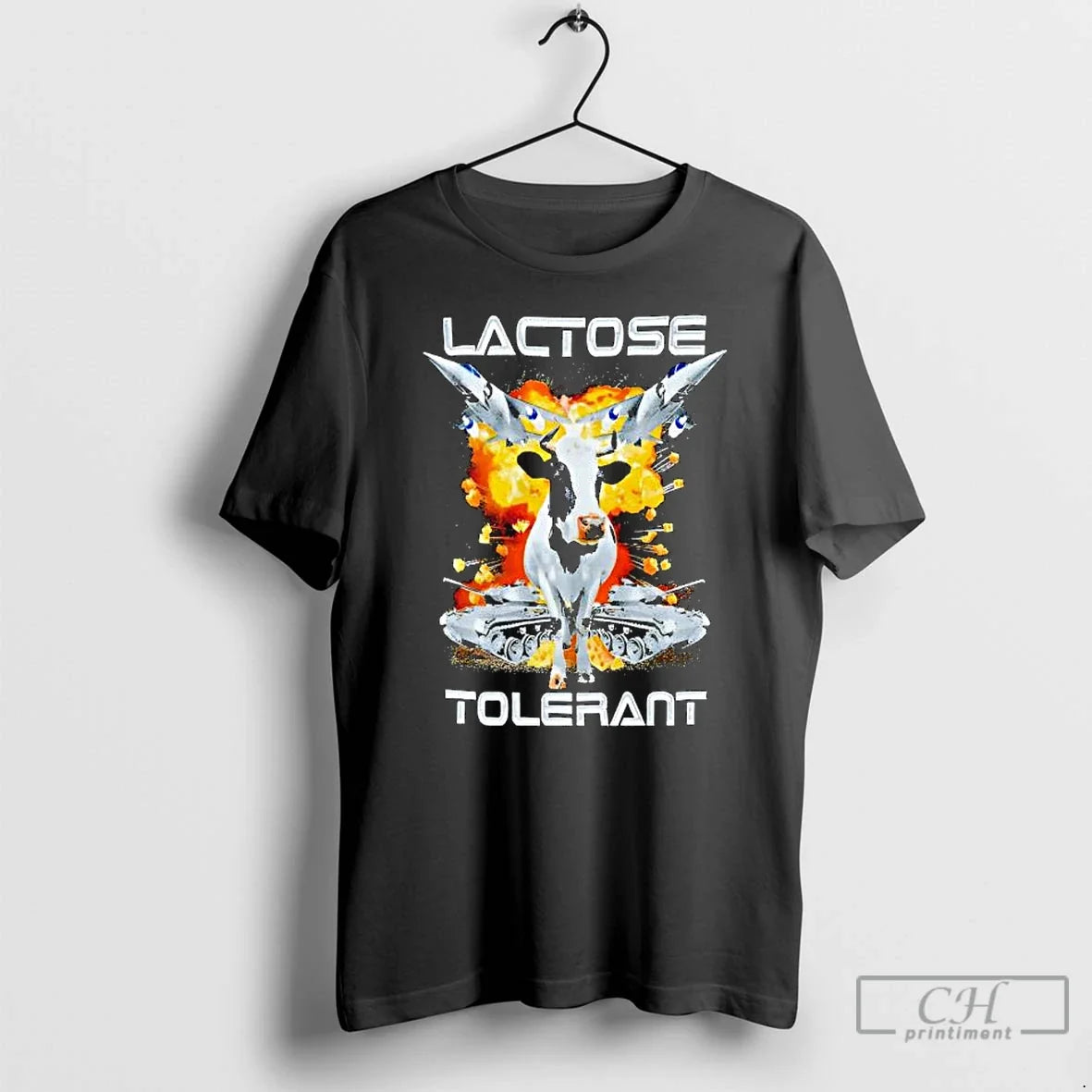 Classic Lactose Tolerant Funny Cow Farm T-Shirts