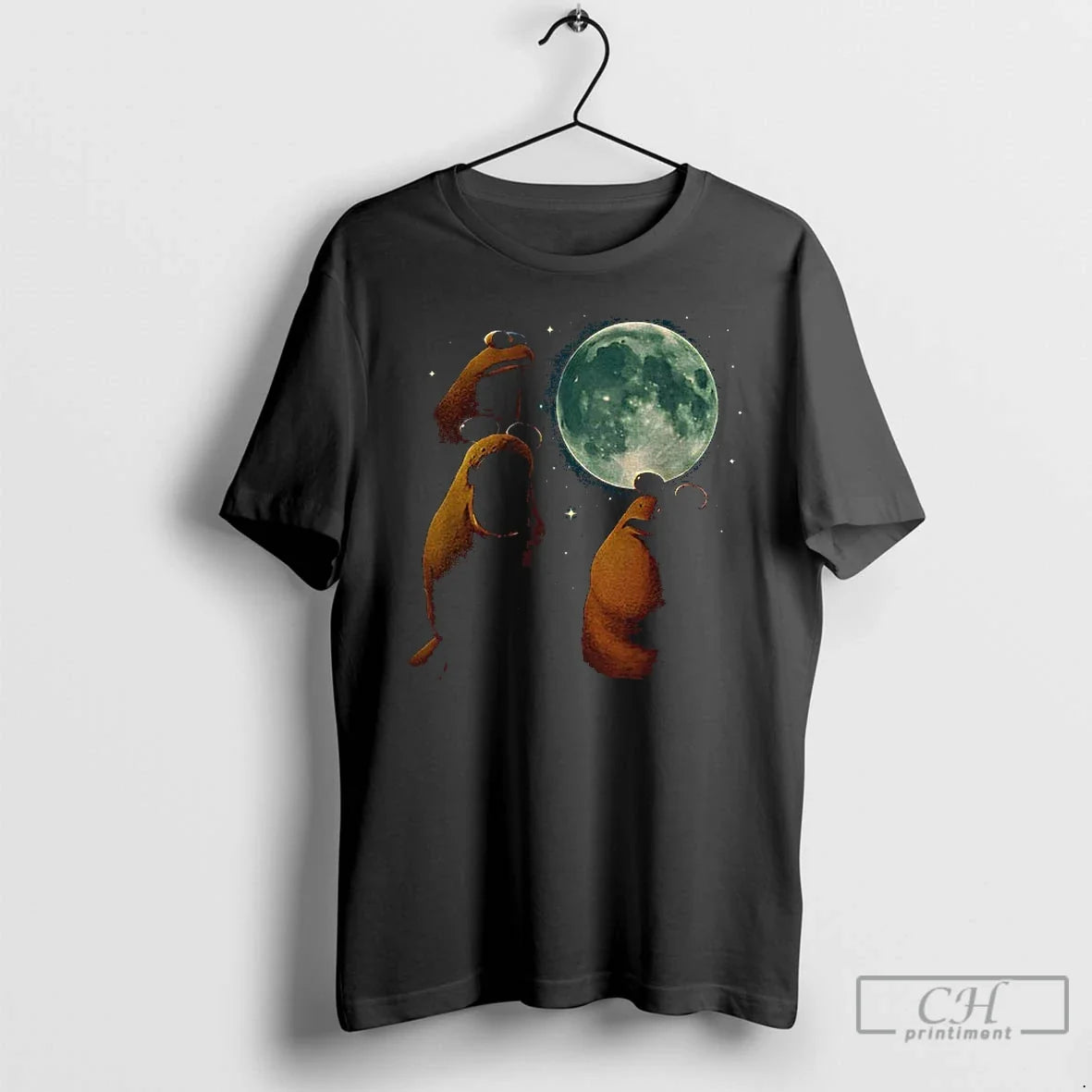 Classic Marcus Worm Under Moonlight T-Shirts